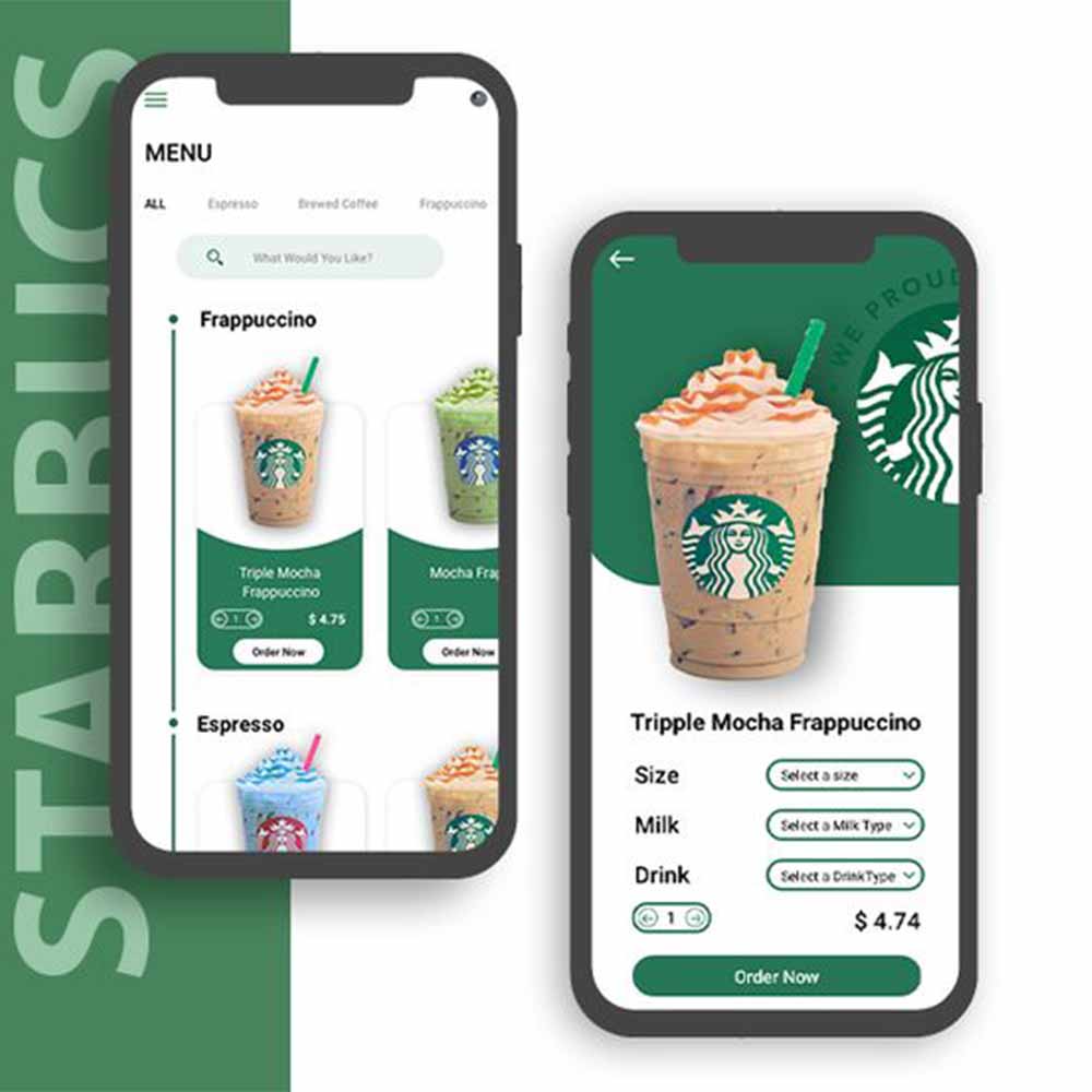 Starbucks Personalized Menu Designs